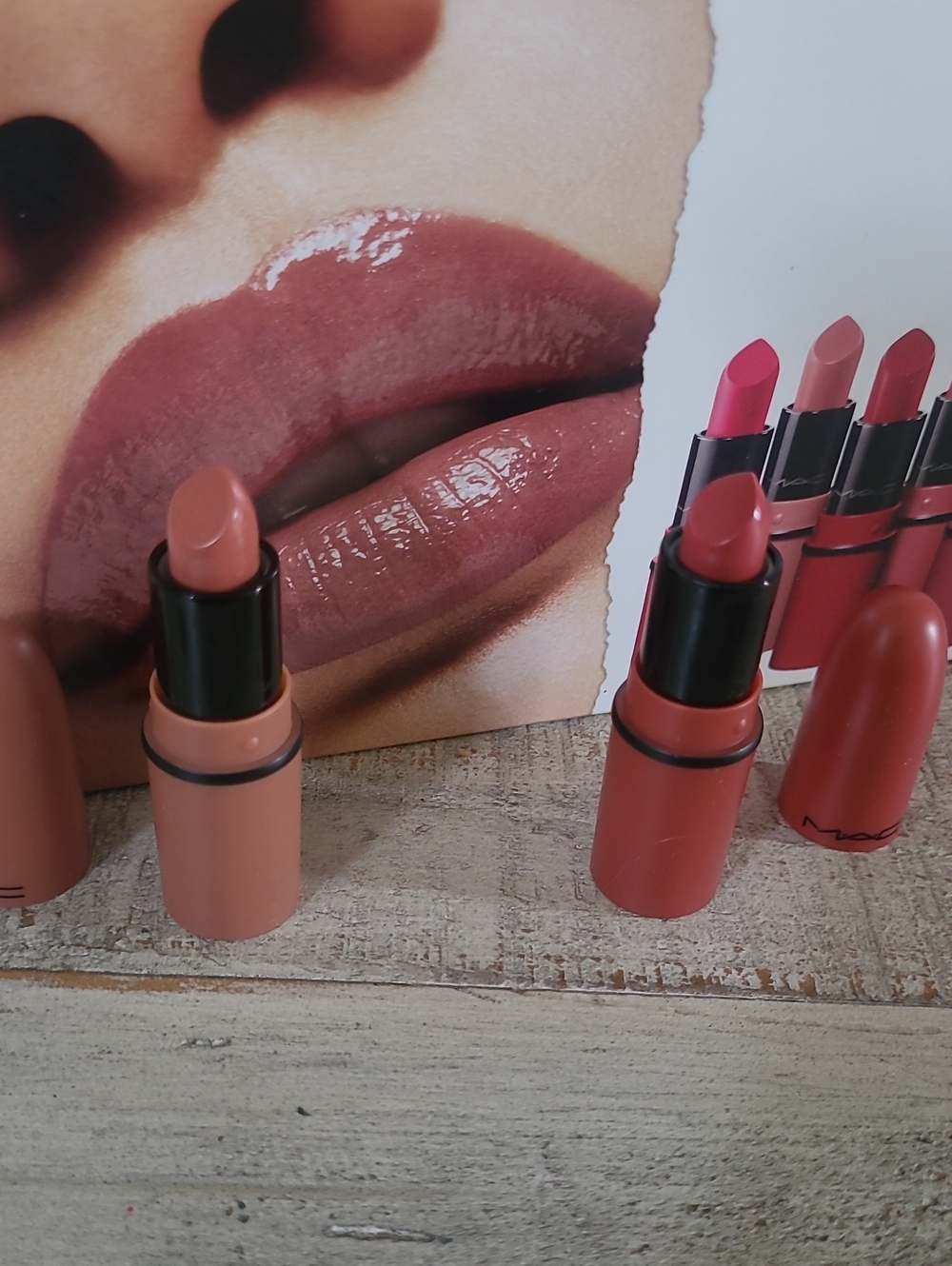 New MAC mini matte Lipstick duo in Kinda Sexy & See Sheer